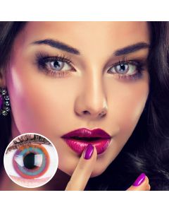 Pinke Kontaktlinsen - Paradise Pink | Premium Comfort | Stark deckend | DIA 14.50 - ohne Stärke | 1 Paar (2 Stück) von GLAMLENS