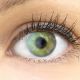 Farbige gelbe Kontaktlinsen 'Valencia Yellow - Silicone Comfort Monatslinsen von Glamlens