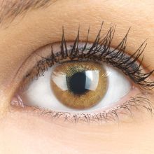 Braune Kontaktlinsen - Jasmine Brown | Premium Comfort | Stark deckend | DIA 14.00 - mit Stärke | 1 Paar (2 Stück) von GLAMLENS